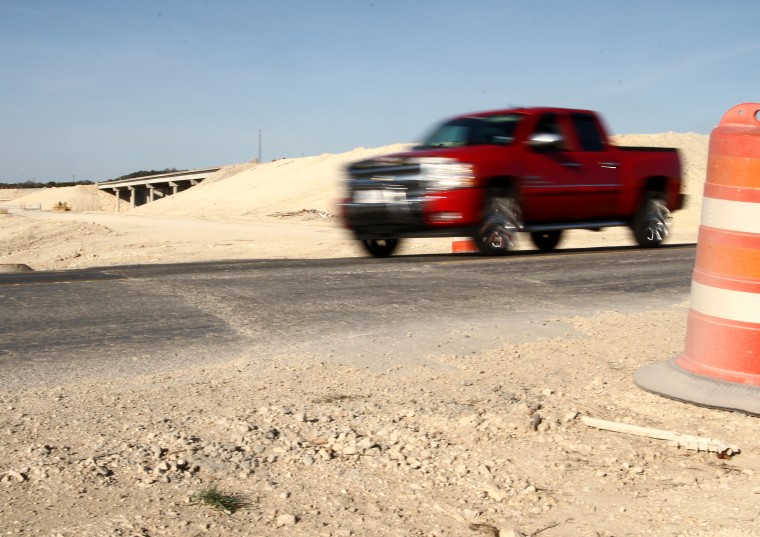 U.S. 190 construction on track